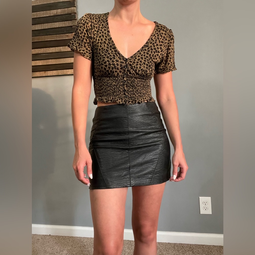 Urban Outfitters Cheetah Top